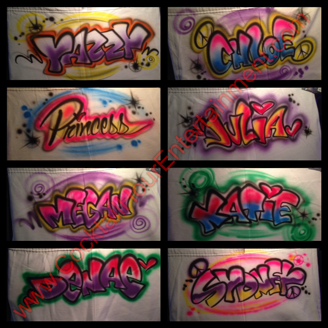 airbrush graffiti samples